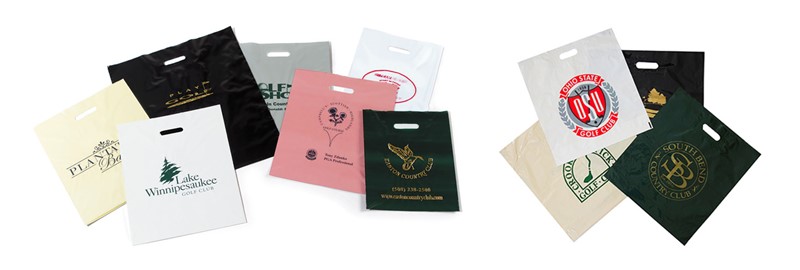 Custom Plastic Golf Merchandise Bags - Domestic GOLF - Plastic Domestic