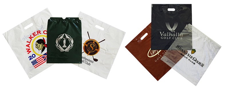 Custom Plastic Golf Merchandise Bags - Import GOLF - Plastic Import